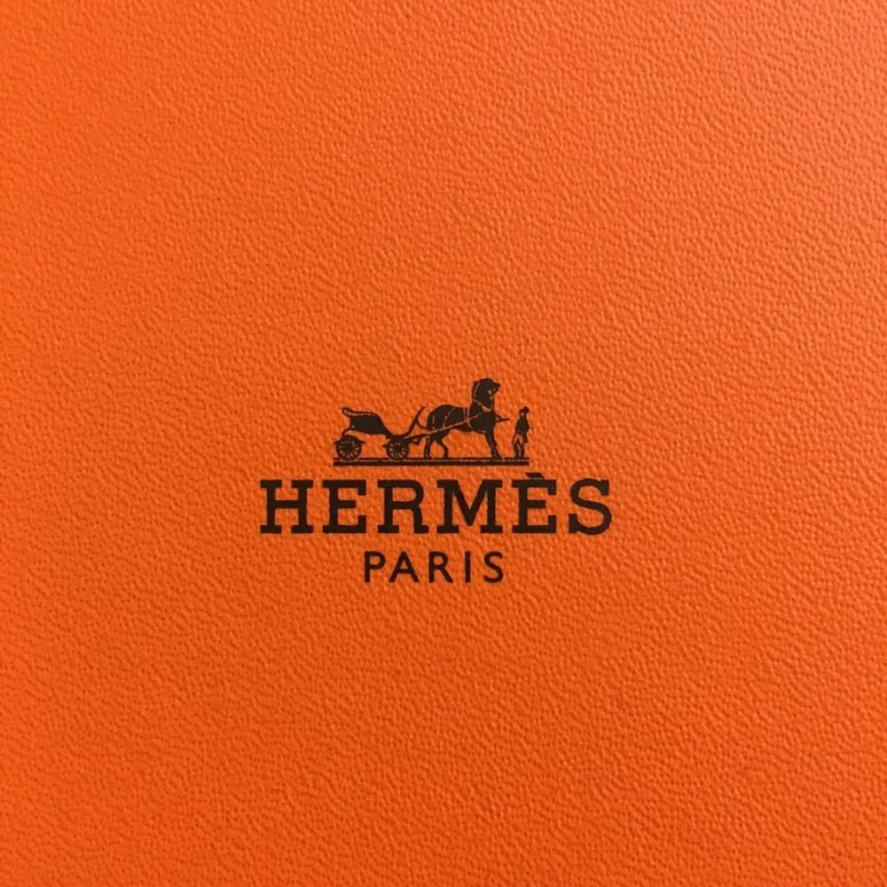 Hermes Square Gift Box with Fabric Cushion Tissue Paper Accessory Gift Box